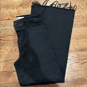 Zara Black Denim Jeans Pants Size 4